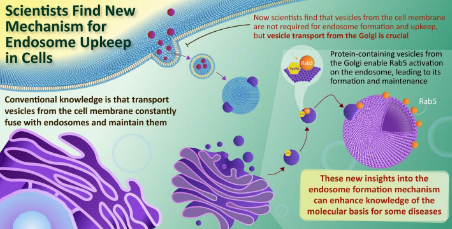 解释和维持进入细胞的物质进行分类和分配的细胞器的新机制