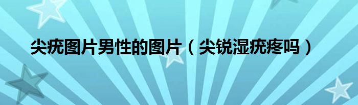 尖疣图片男性的图片（尖锐湿疣疼吗）