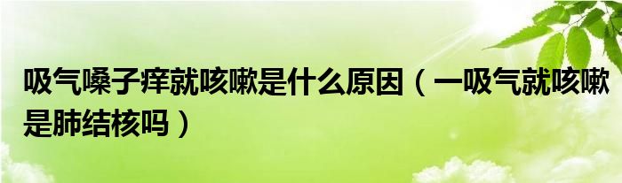 吸气嗓子痒就咳嗽是什么原因（一吸气就咳嗽是肺结核吗）